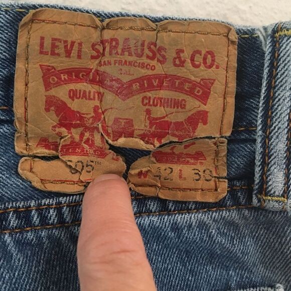 Levi’s 505 denim jeans 42 - Picture 4 of 6
